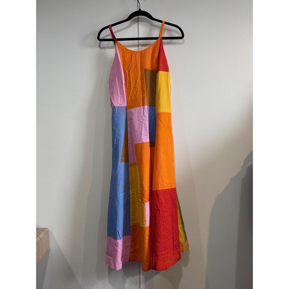 Marimekko Dresses & Skirts - VTG Marimekko Dress 2 Piece Set Womens Medium Multicolor Colorblock Finland 80s